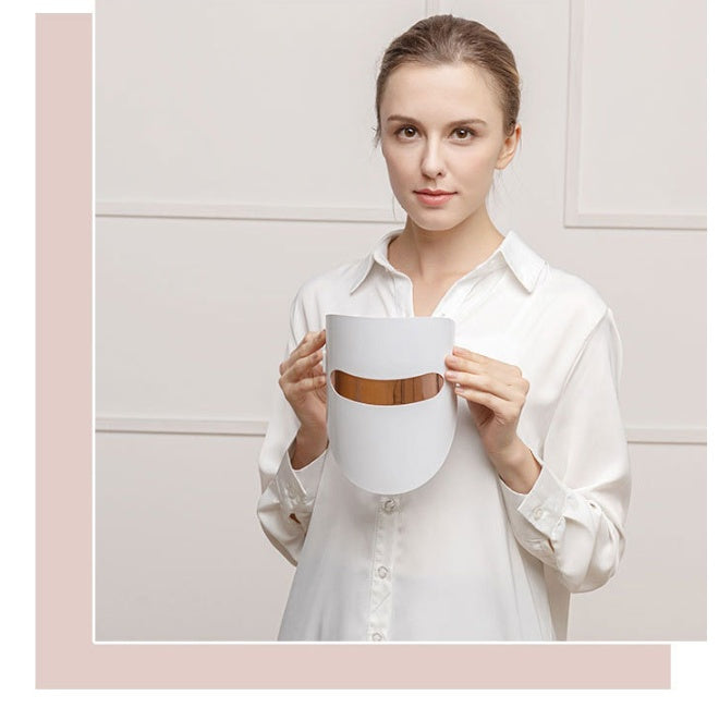 Haushalts-Gesichtsmaske mit Photonentechnologie zur Aknebehandlung und Hautverjüngung