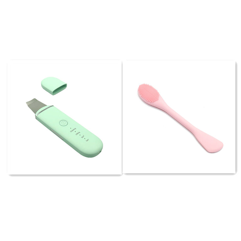 Das neue Ultraschall-Gesichtsreinigungs- und Peelinggerät entfernt Mitesser im Gesicht.