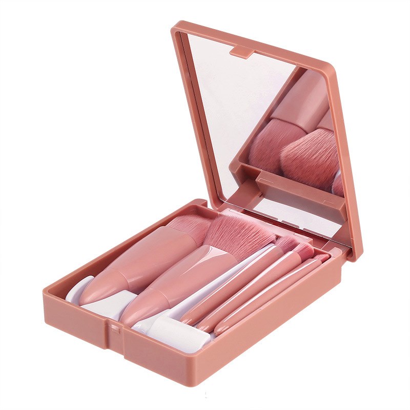 5-teiliges Make-up-Pinsel-Set – Kosmetikpinsel für Puder, Lidschatten, Foundation, Rouge und zum Verblenden.