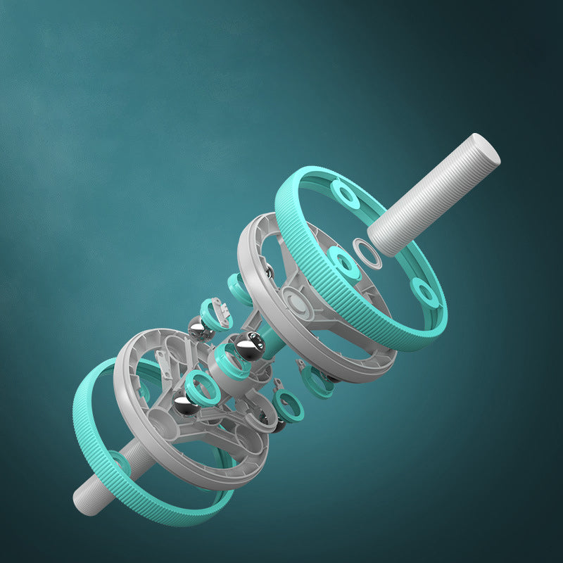 14 Arten Multifunktionales Bauchmuskel-Rad Kombinations-Set für Heim-Fitnessgeräte aus ABS – Trainings- und Sportausrüstung