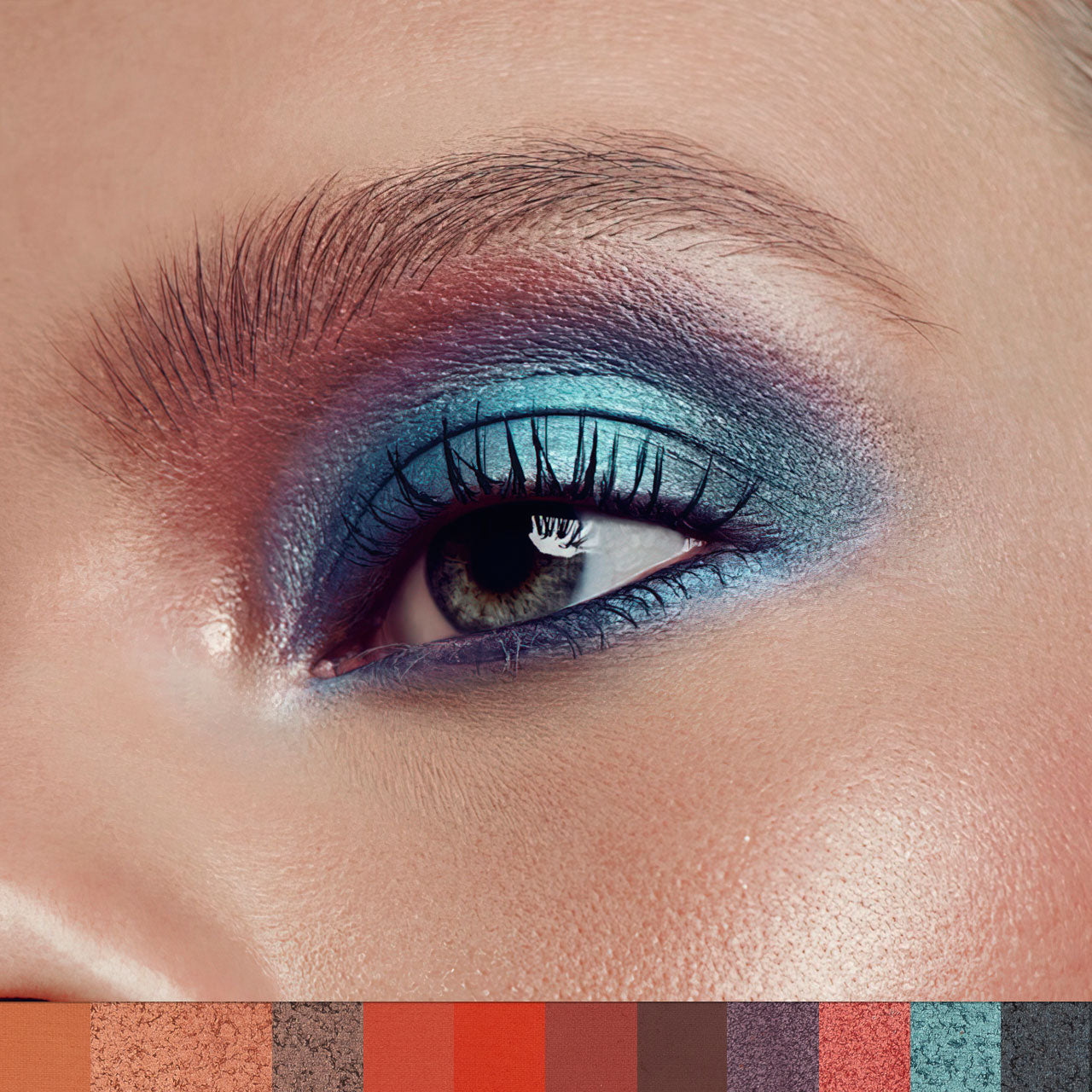 PHOFAY 12-Farben Lidschatten-Palette
