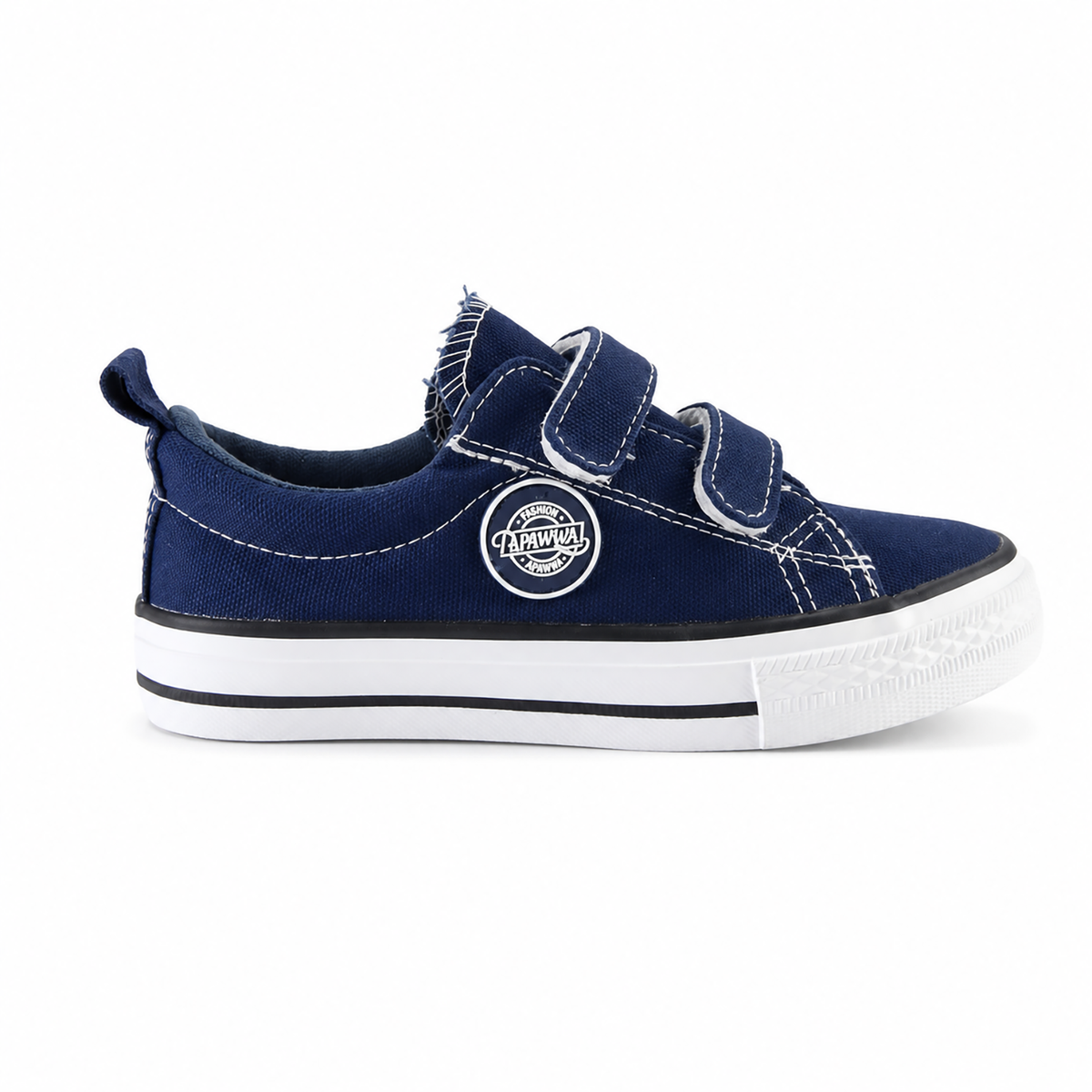 Kinder Sneaker Jungen Dunkelblau mit Klettverschluss