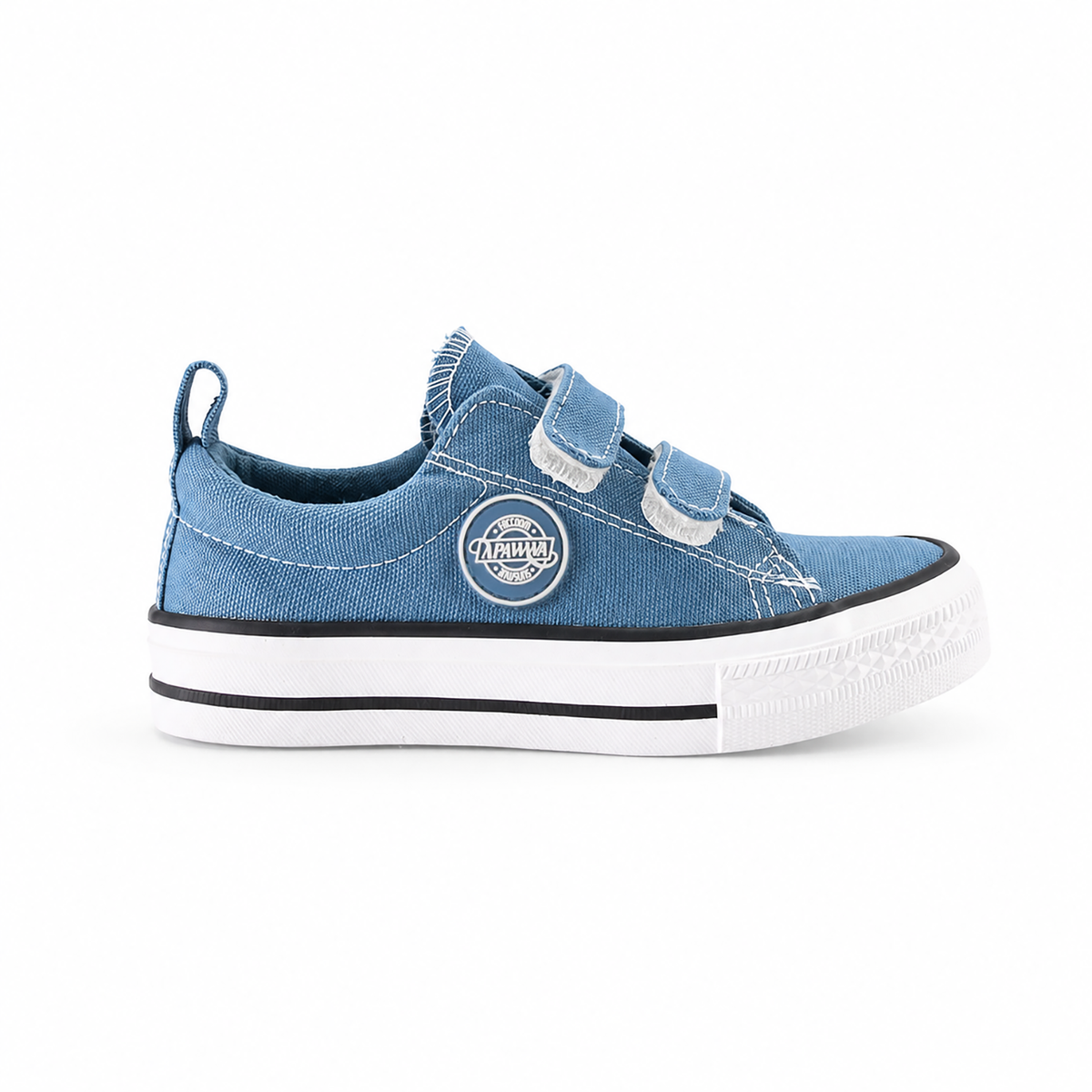 Kinder Sneaker Jungen Blau mit Klettverschluss