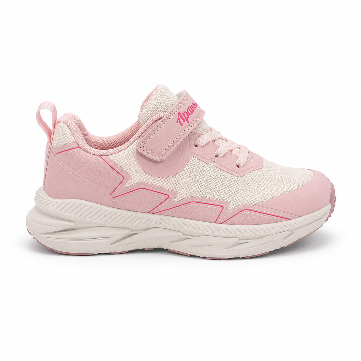 Kinder Sneaker Mädchen Rosa mit Klettverschluss