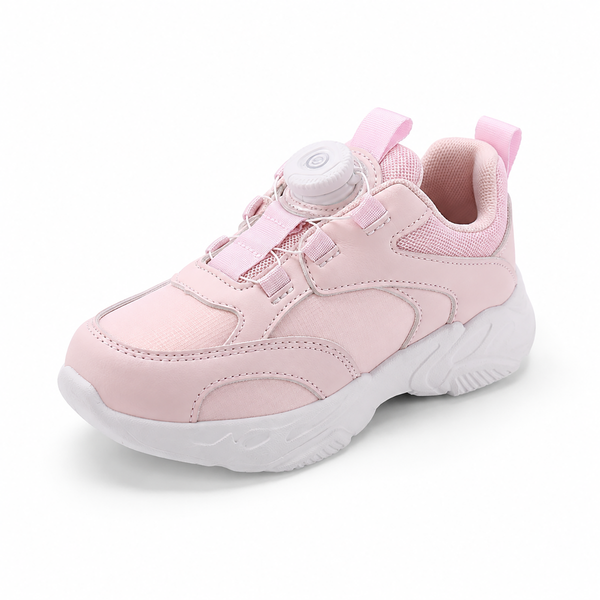 Kinder Sneaker Mädchen Rosa mit Drehverschluss – Sportschuhe Freizeitschuhe