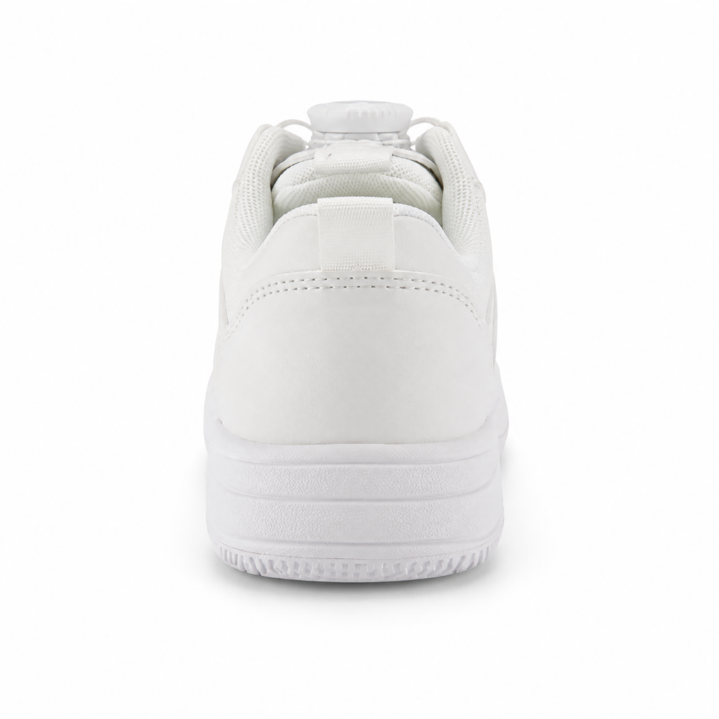 Kinder Sneaker Weiß mit Drehverschluss