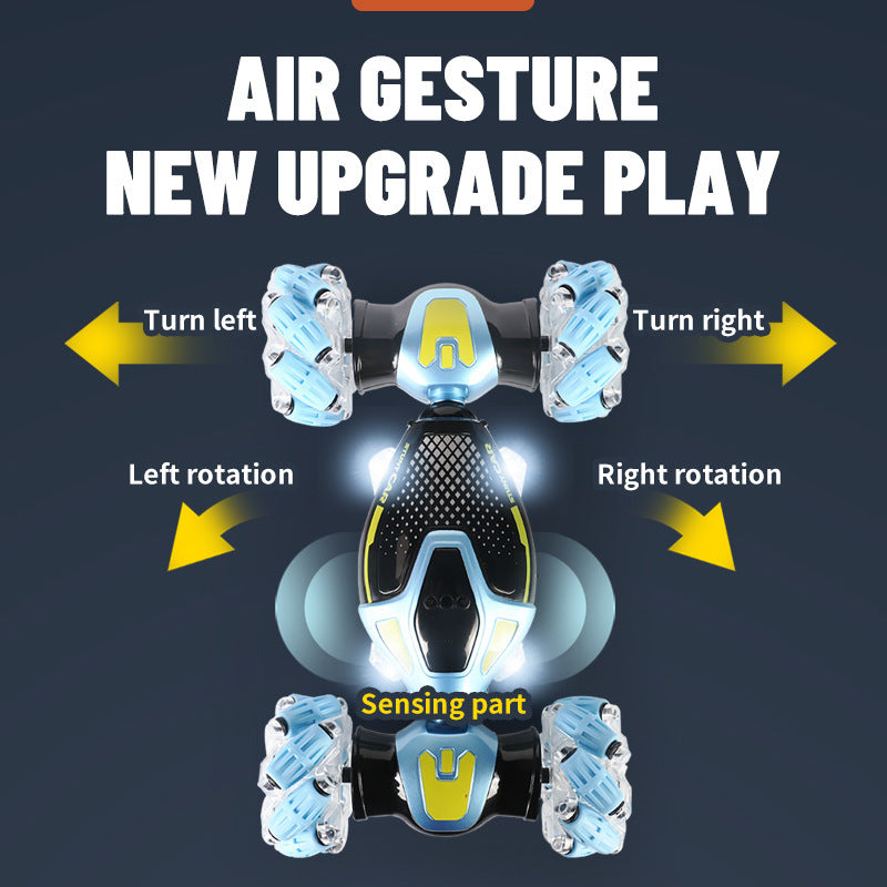 Twist-Seiten-Lauf Stunt-Ferngesteuertes Auto – Licht-, Gesteninduktions- und Transformations-Drift-Auto für Kinder, Jungen-Spielzeug