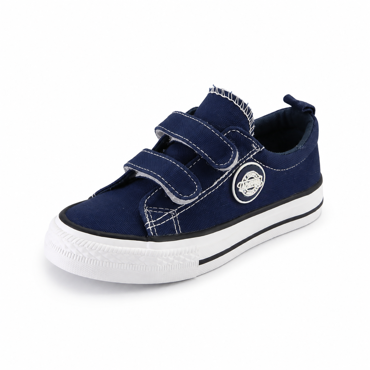 Kinder Sneaker Jungen Dunkelblau mit Klettverschluss