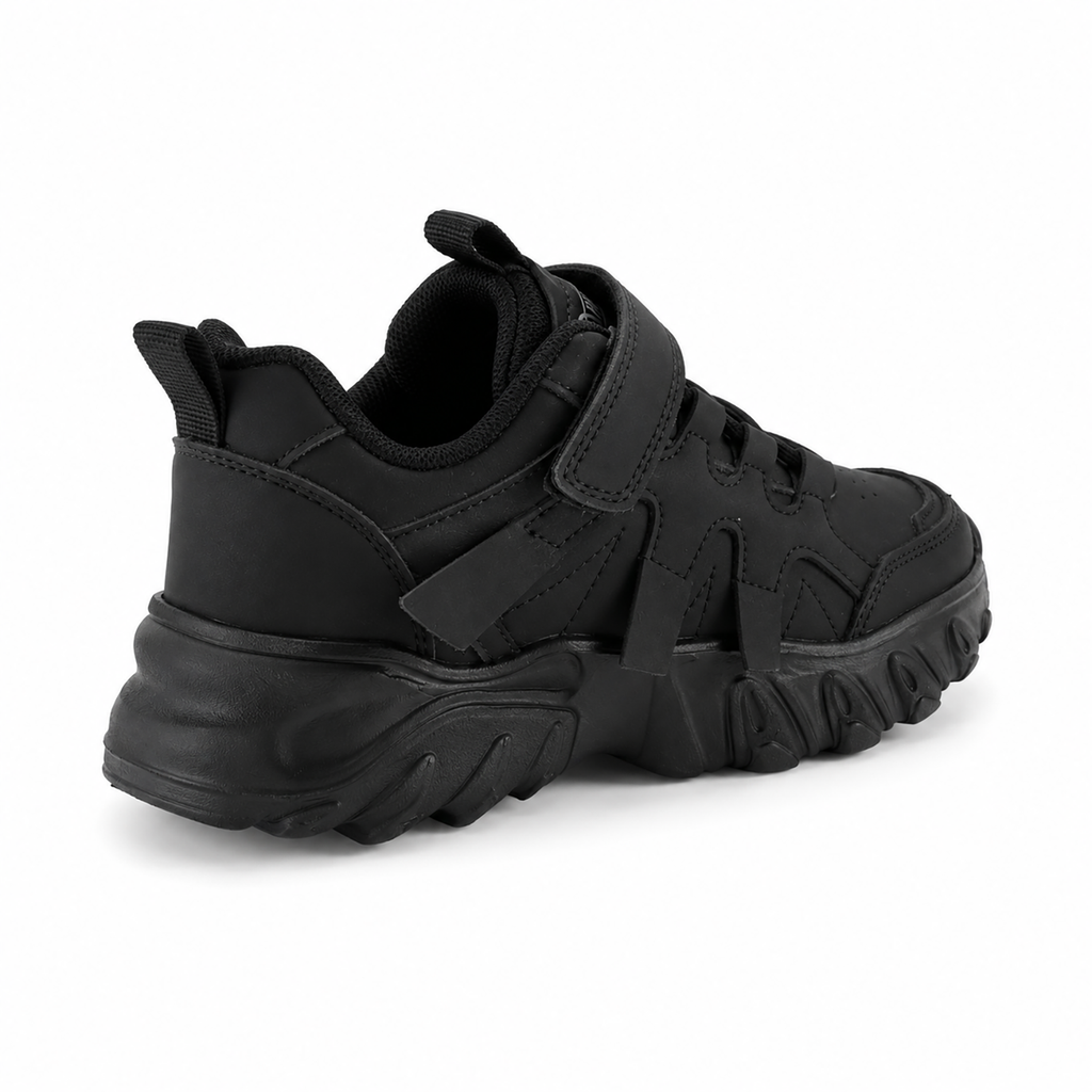 Jungen Sneaker Schwarz – Sportliche Chunky-Sneaker mit Klettverschluss