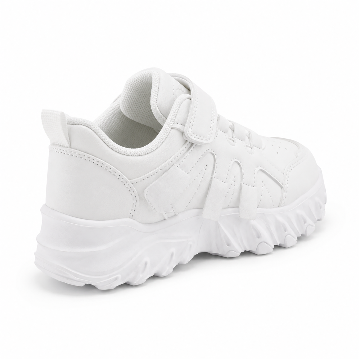 Jungen Sneaker Weiß – Sportliche Chunky-Sneaker mit Klettverschluss
