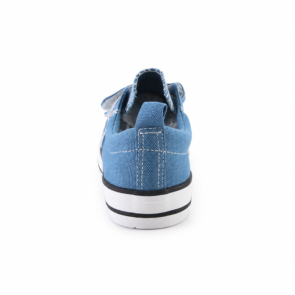 Kinder Sneaker Jungen Blau mit Klettverschluss