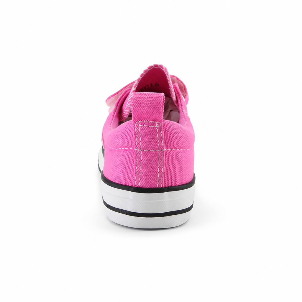 Kinder Sneaker Mädchen Fuchsia mit Klettverschluss