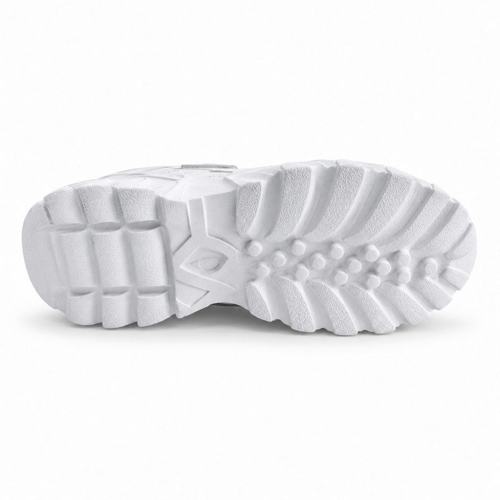 Jungen Sneaker Weiß – Sportliche Chunky-Sneaker mit Klettverschluss