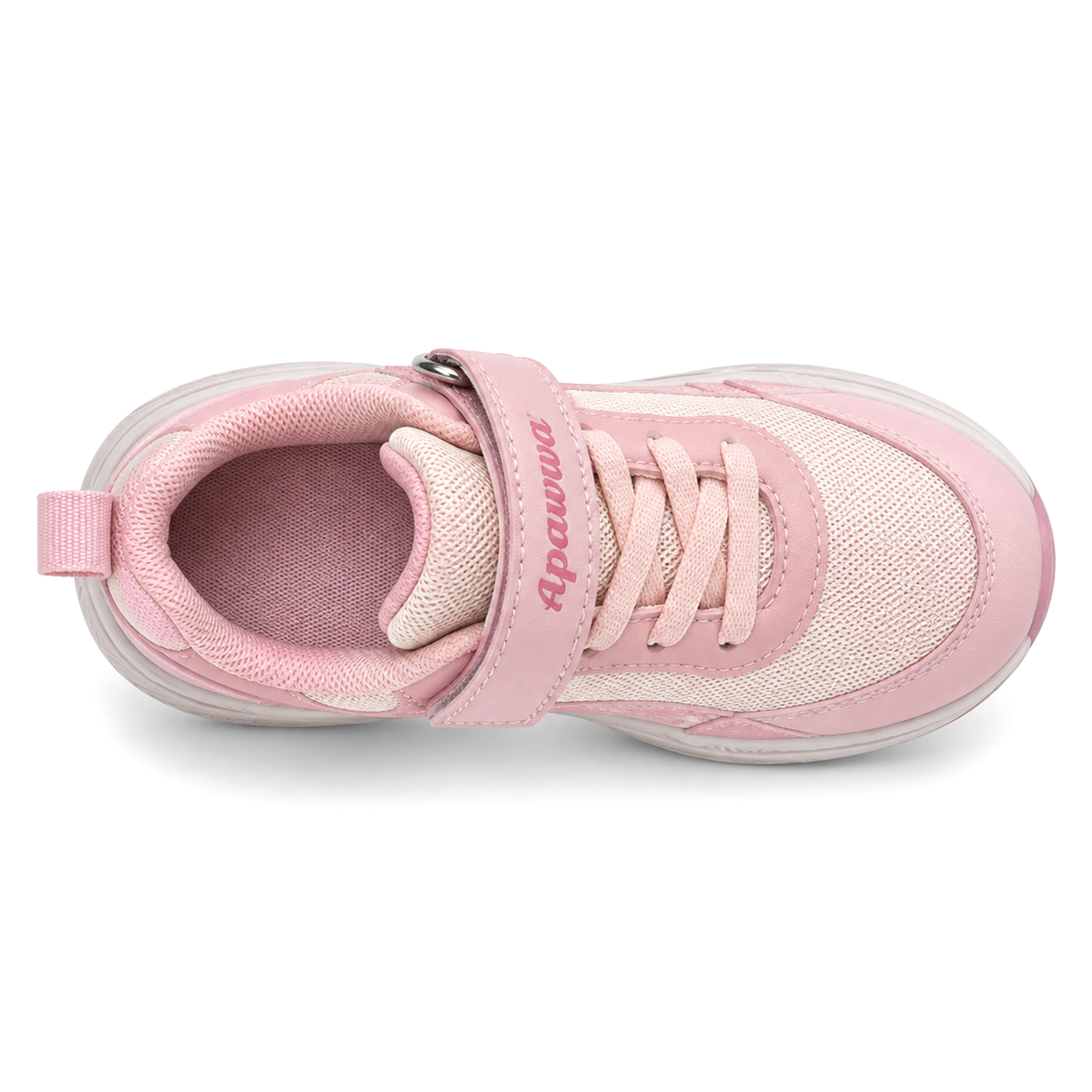 Kinder Sneaker Mädchen Rosa mit Klettverschluss