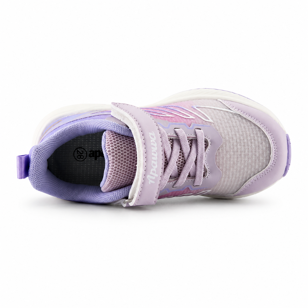 Kinder Sneaker Mädchen Lila/Rosa mit Klettverschluss