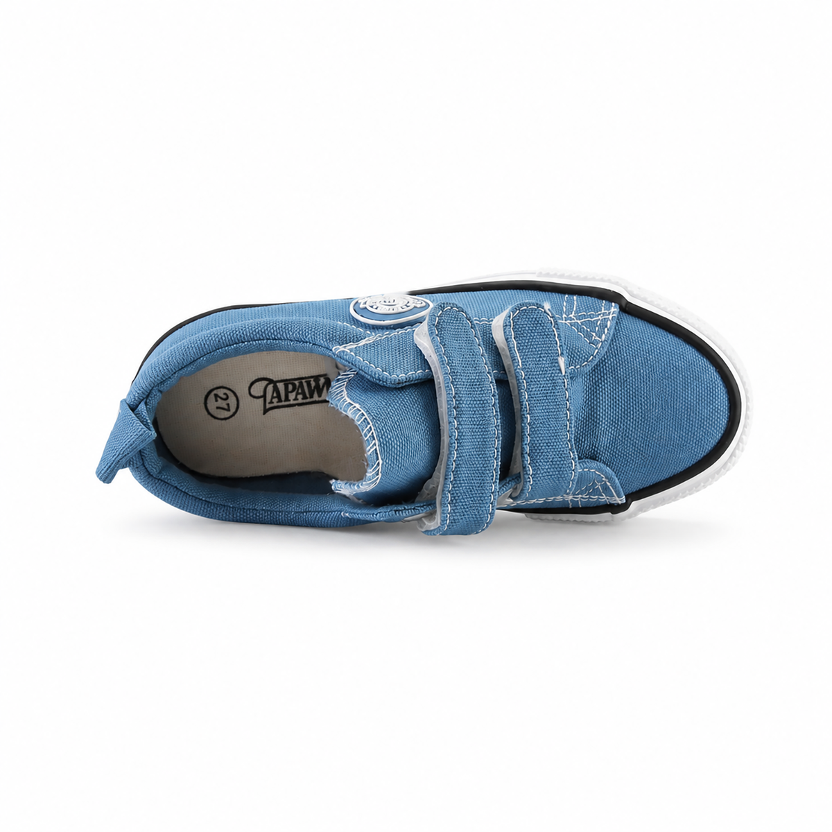 Kinder Sneaker Jungen Blau mit Klettverschluss