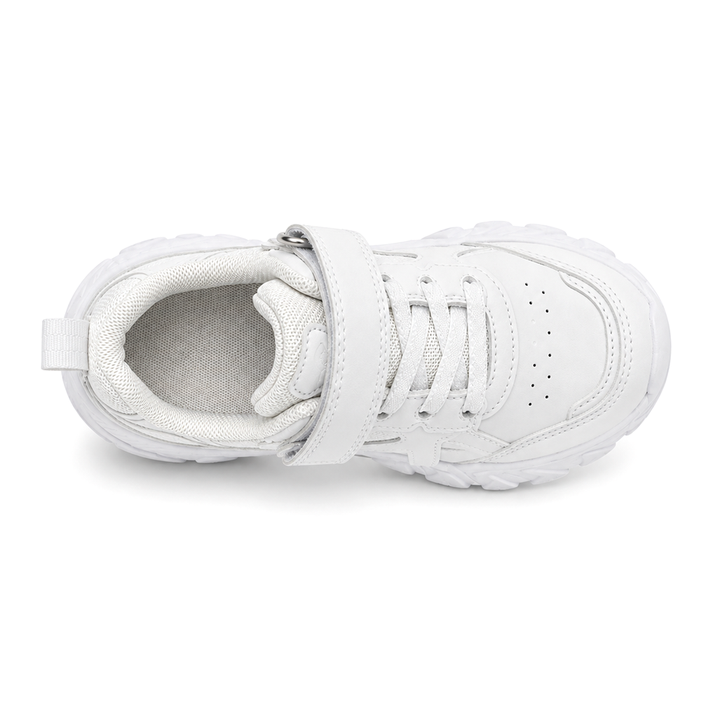 Jungen Sneaker Weiß – Sportliche Chunky-Sneaker mit Klettverschluss