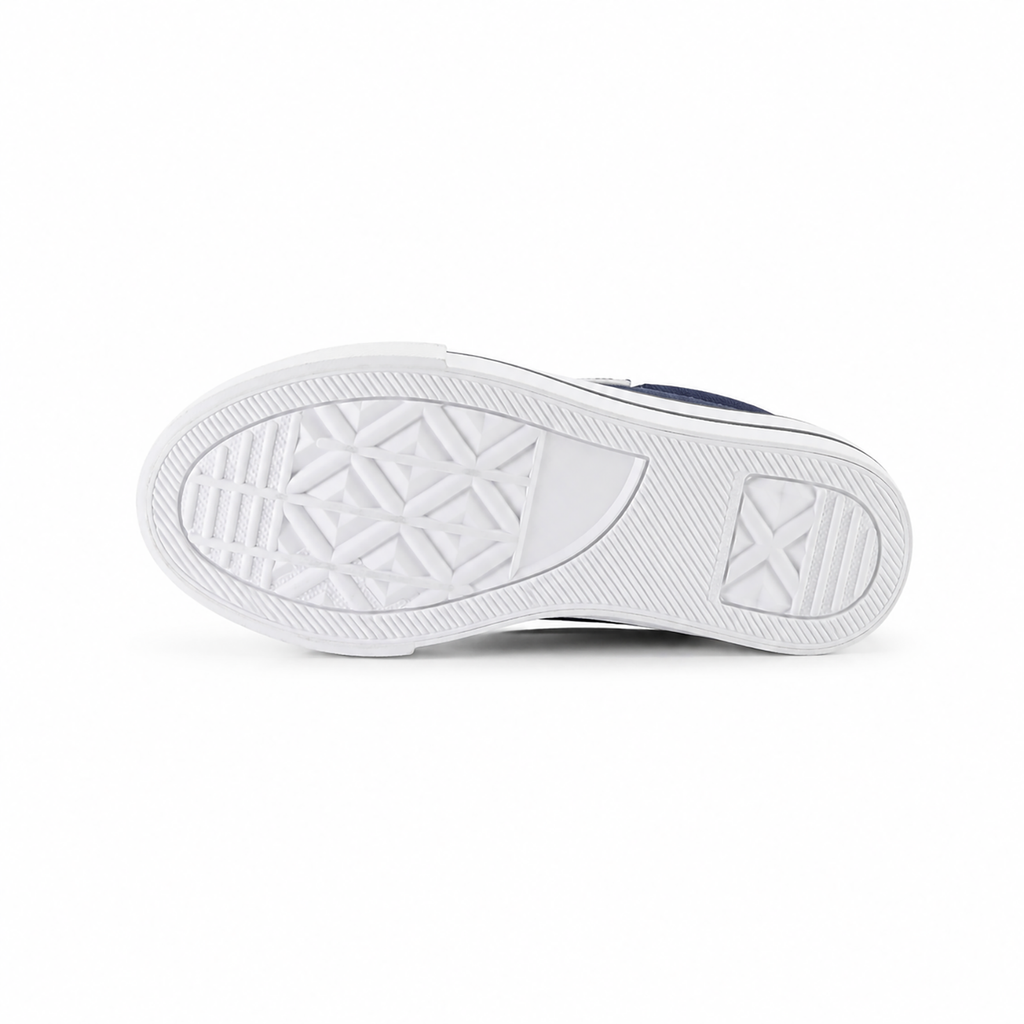 Kinder Sneaker Jungen Dunkelblau mit Klettverschluss