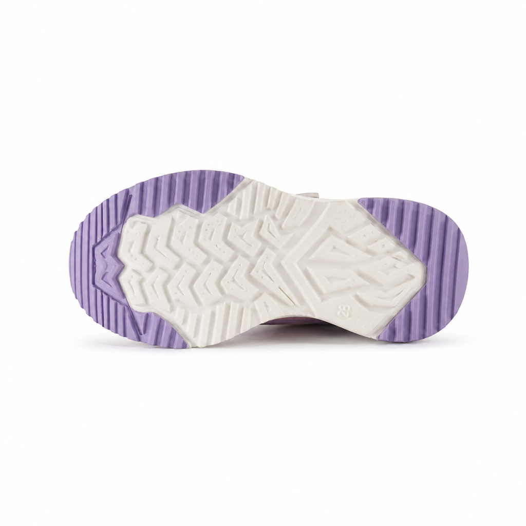 Kinder Sneaker Mädchen Lila/Rosa mit Klettverschluss