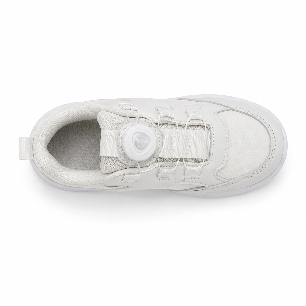 Kinder Sneaker Weiß mit Drehverschluss