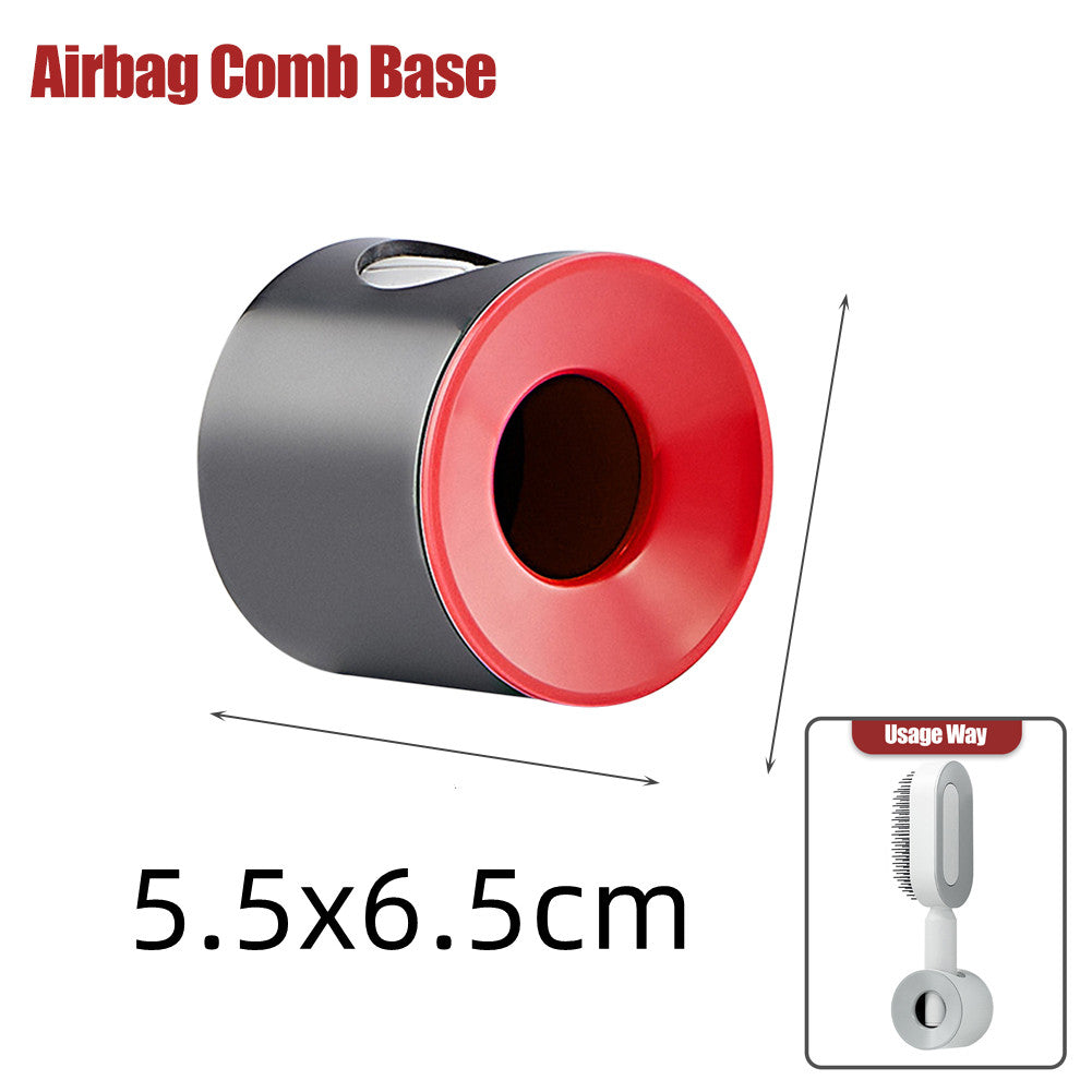 Selbstreinigende Haarbürste für Frauen, Ein-Knopf-Reinigung, Haarverlust-Airbag-Massage, Kopfhautkamm, antistatische Haarbürste