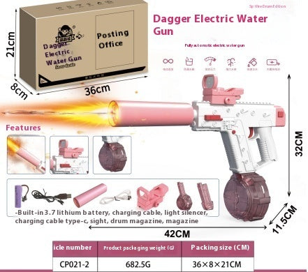 Feuerspeiende Wasserpistole M416 der zweiten Generation – große Kapazität, elektrisch, kontinuierlich