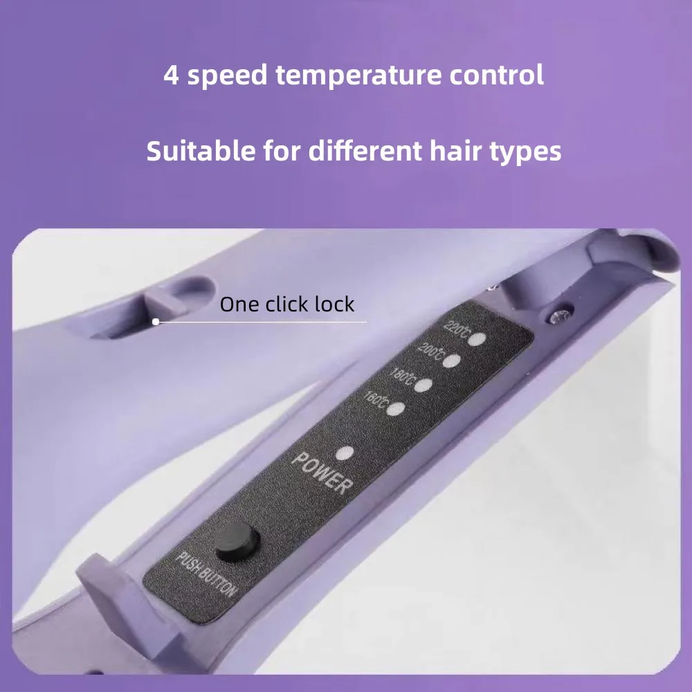32 mm Lockenstab für tiefe Wellen, 4-stufige Temperatureinstellung, schnelles Aufheizen, Crimping-Styler für alle Haartypen