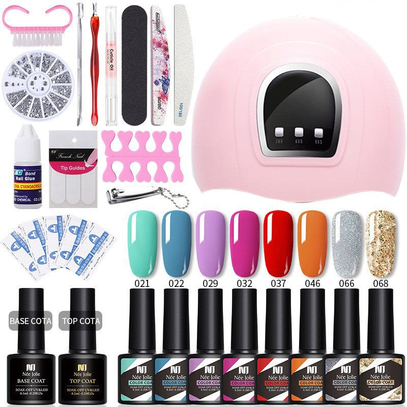 Anfänger‑Gel‑Nagel‑UV/LED‑Lampen‑Set