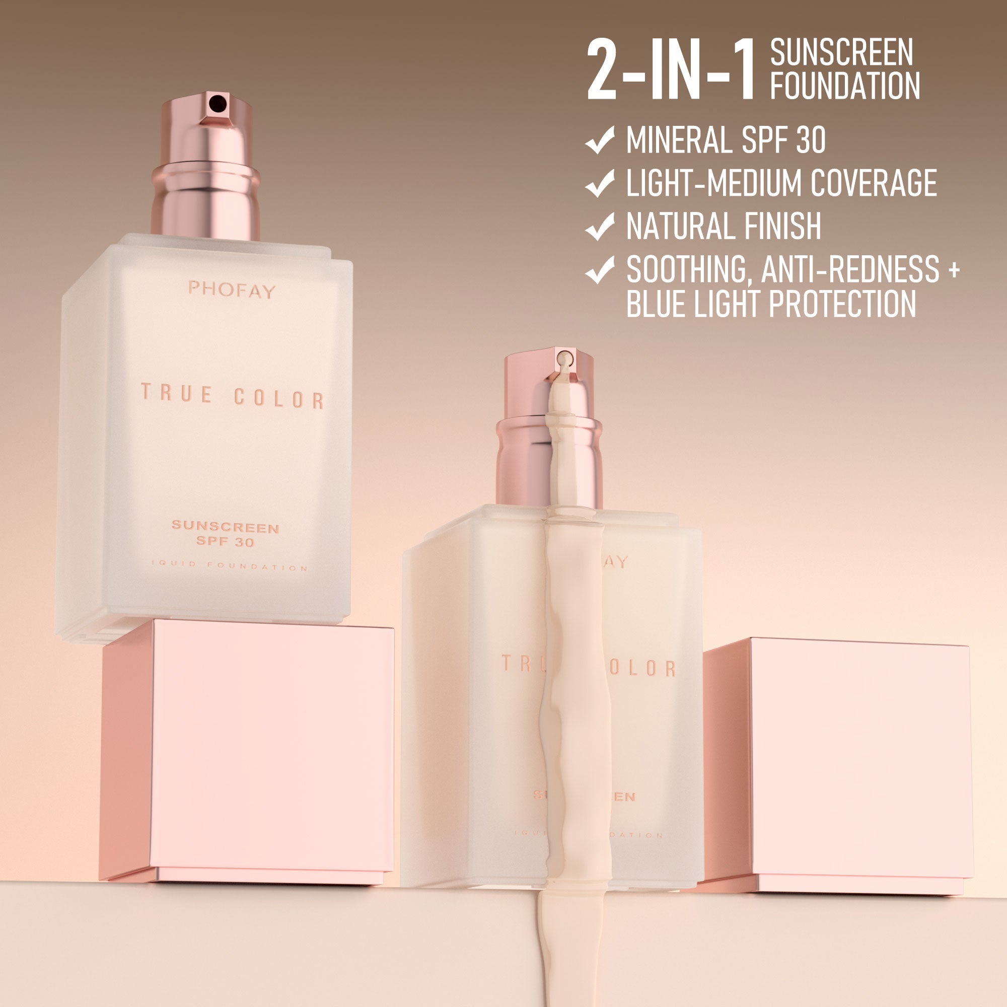 MATTE SONNENSCHUTZ-Flüssigfoundation SPF 30