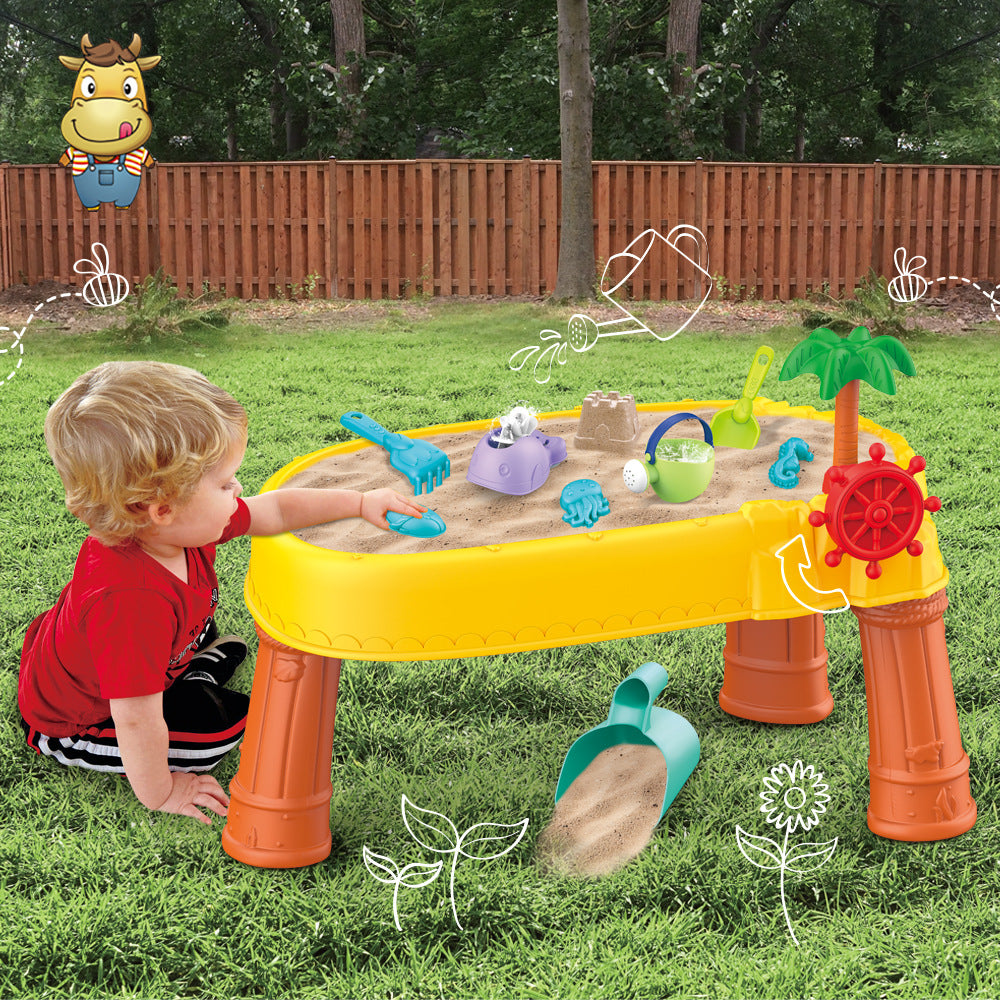 Kinder-Strandtisch – Vierlagiges Pool- und Gartenspielzeug-Set