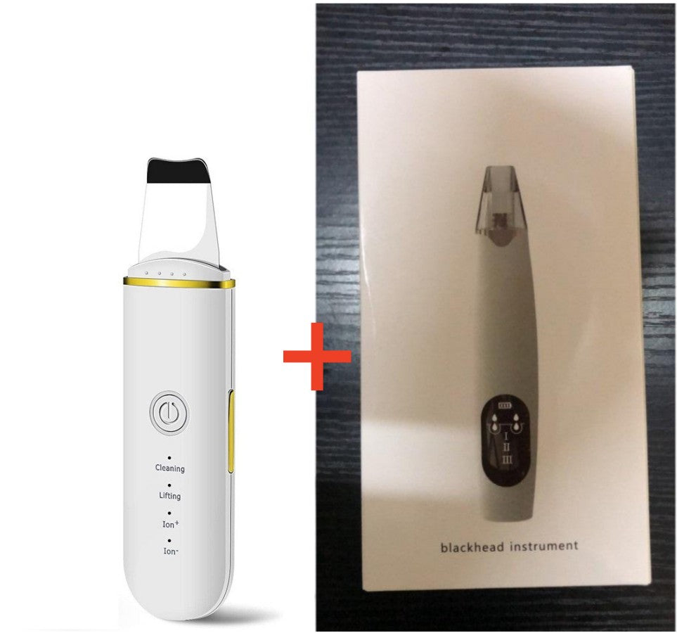 Das neue Ultraschall-Gesichtsreinigungs- und Peelinggerät entfernt Mitesser im Gesicht.