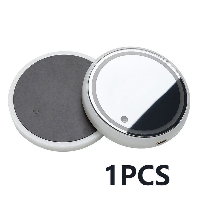 Auto LED Getränkehalter-Licht – Farbiger rutschfester Untersetzer mit Solar- und USB-Ladung (Ambientebeleuchtung)